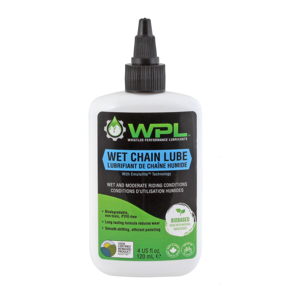 Whistler Performance (WPL) ChainBoost Wet Chain Lubricant 4oz (120ml) Drip MPN: WPL101 UPC: 628250704013 Lubricant ChainBoost Chain Lube