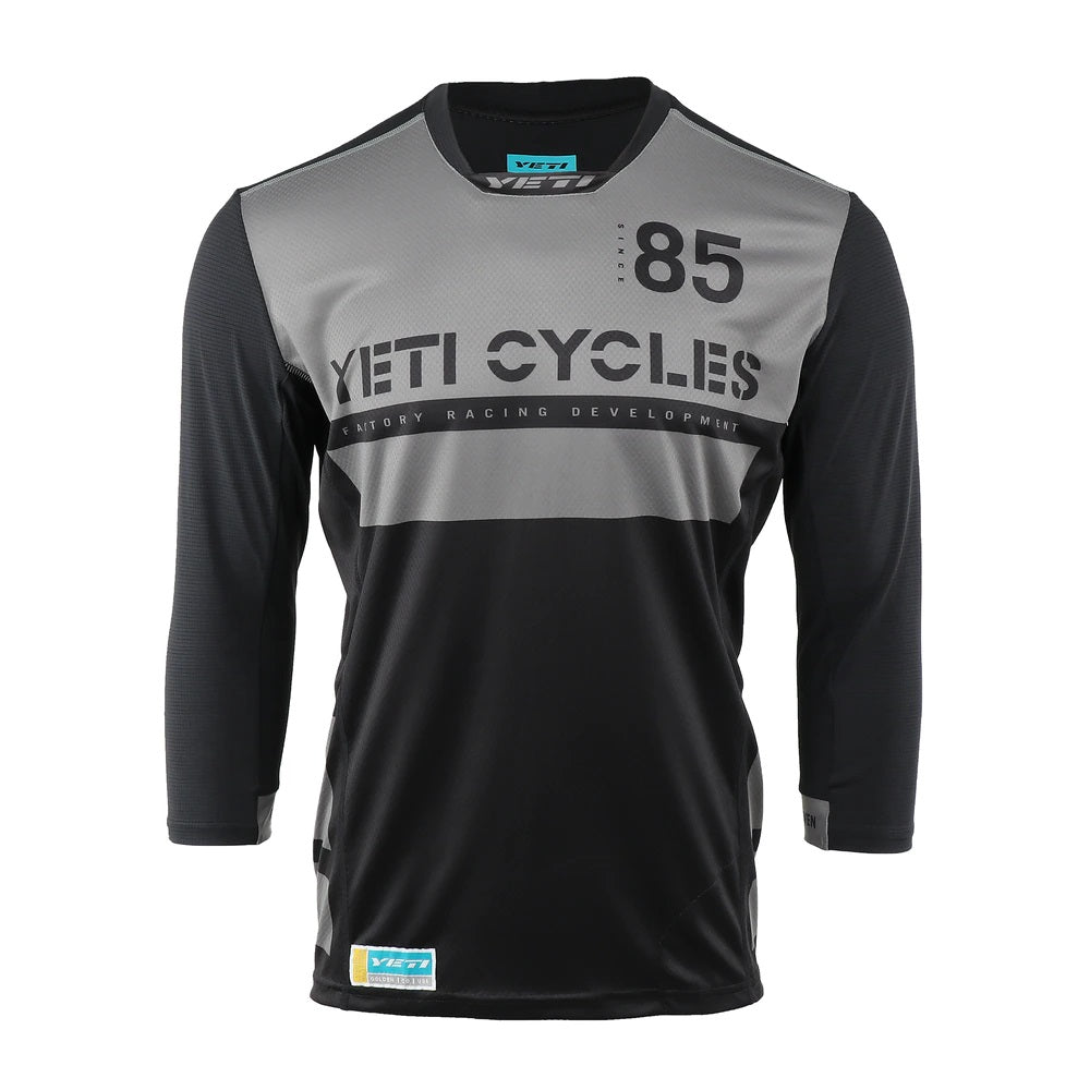 Yeti Enduro Jersey 3/4 Sleeve Black - Medium