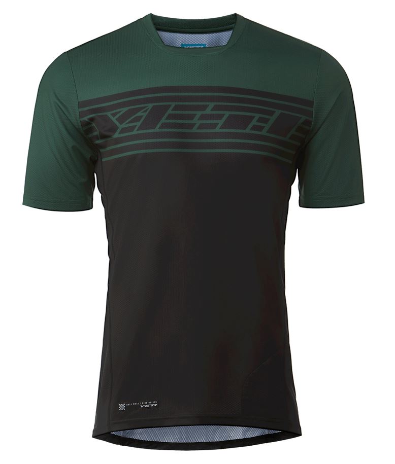 Yeti Enduro Jersey S/S Evergreen Stripe Men's Jersey Enduro S/S Jersey