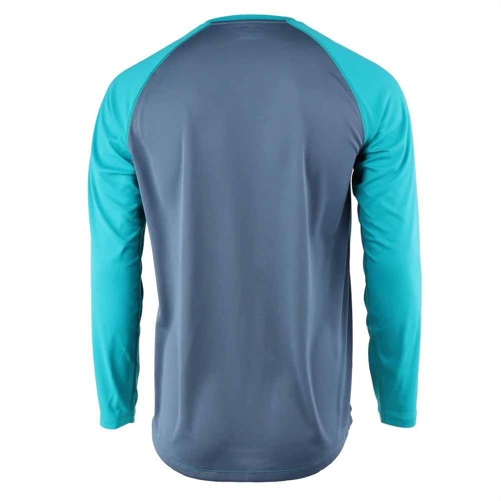 Yeti Tolland Jersey L/S Turquoise - Large - Jersey - Tolland