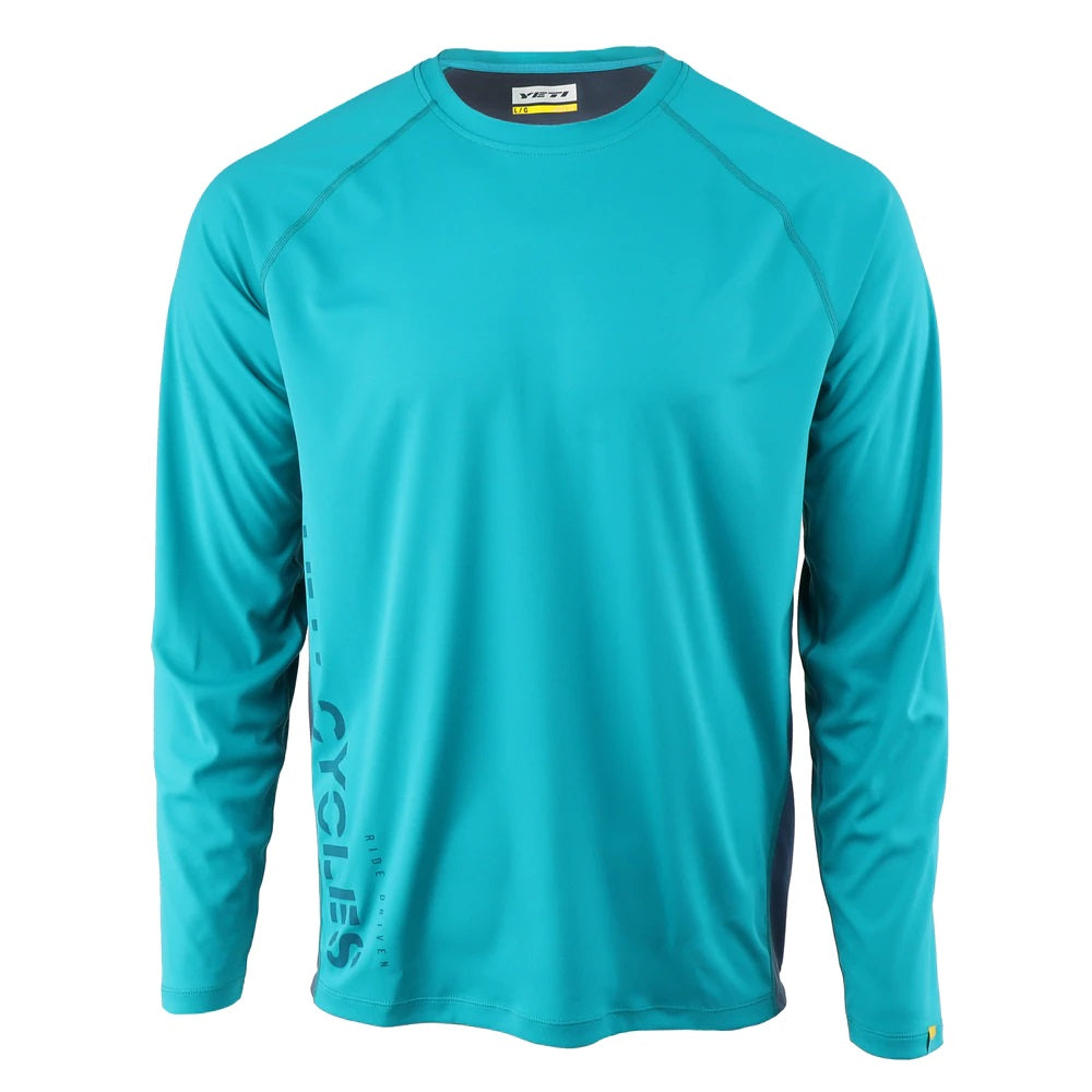Yeti Tolland Jersey L/S Turquoise - Large