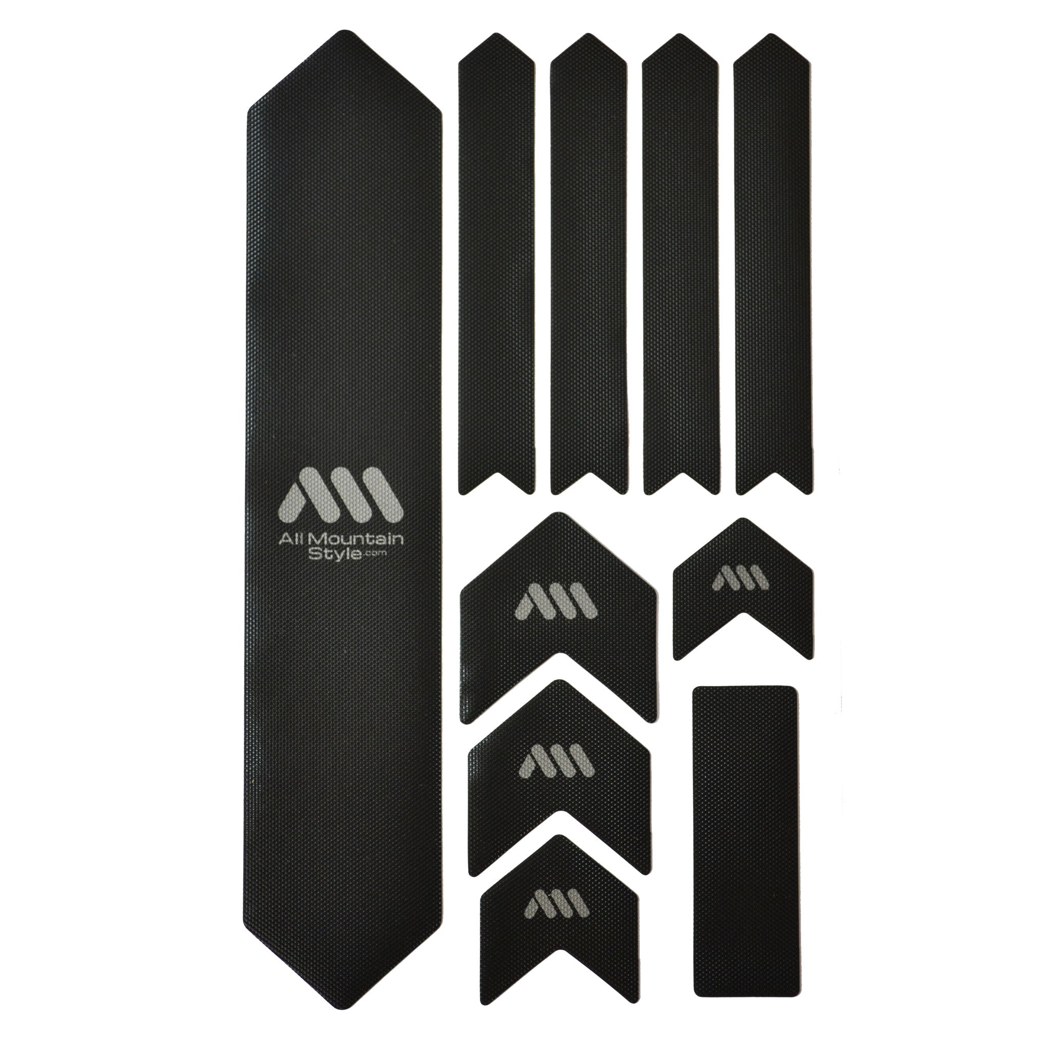 All Mountain Style Honeycomb Frame Guard XL Black Silver Worldwide Cyclery