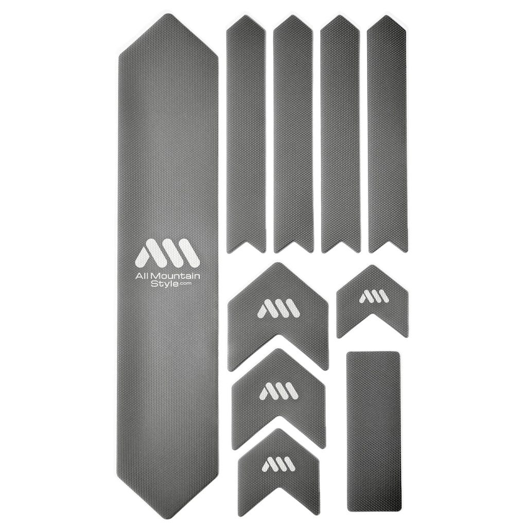 All Mountain Style Honeycomb Frame Guard XL, Silver/White MPN: AMSFG2SVWH UPC: 797822098253 Chainstay/Frame Protection Honeycomb