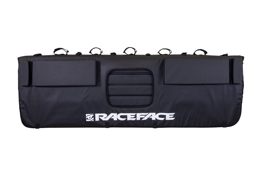 RaceFace T2 Tailgate Pad - Black, LG/XL MPN: RFFB061008 UPC: 821973372044 Tailgate Pad T2 Tailgate Pad