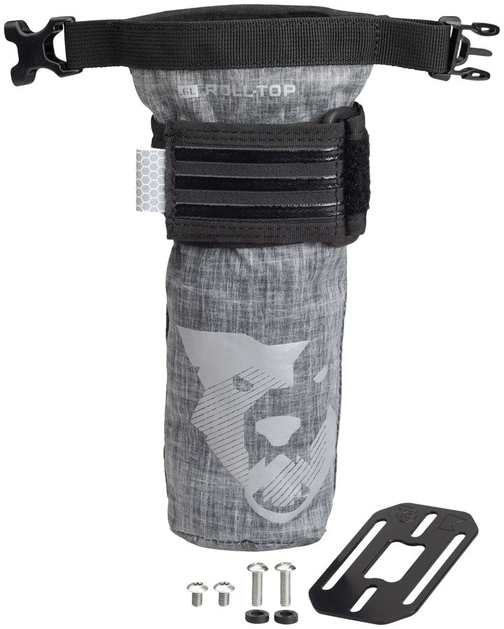 Wolf Tooth B-RAD TekLite Roll-Top Bag and Mounting Plate - 0.6L, Black MPN: TK-RTB-0_6L-ADPT UPC: 810006804690 Dry Bag/Stuff Sack B-RAD Teklite Roll-Top Dry Bag