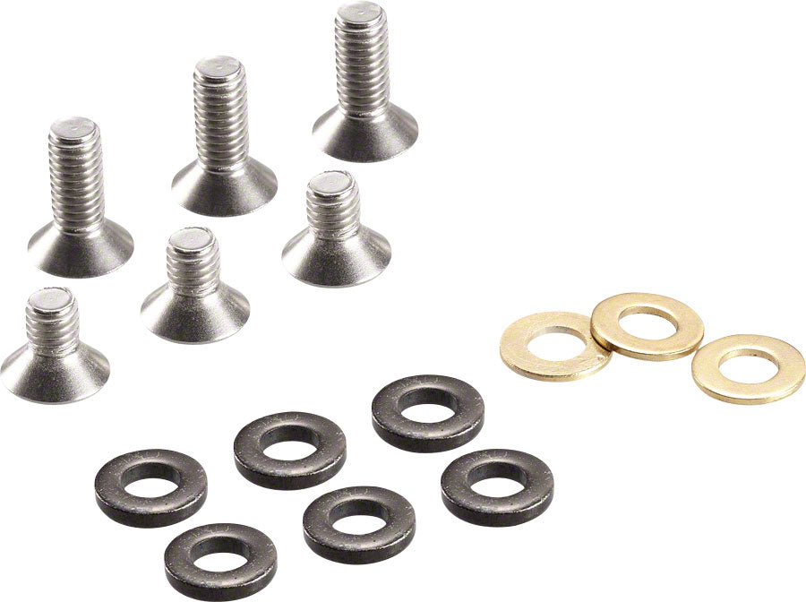 e*thirteen ISCG Bolt kit 10mm/16mm Flat Head Bolts and Chain Line Spacers