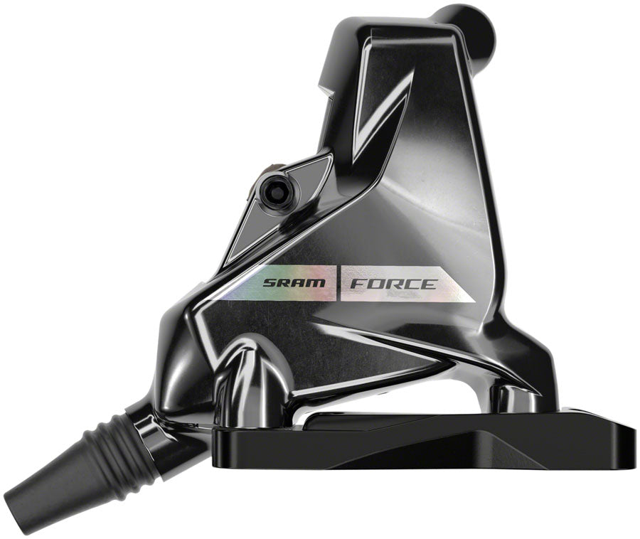 SRAM Force AXS eTap Hydraulic Disc Brake Caliper Assembly - Front or Rear, Flat Mount, Iridescent Gray, D2 - Disc Brake Calipers - Force AXS eTap HRD Disc Brake Caliper D2