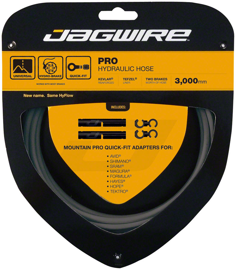 Jagwire Pro Hydraulic Disc Brake Hose Kit 3000mm, Ice Gray MPN: HBK413 Disc Brake Hose Kit Pro Hydraulic Hose