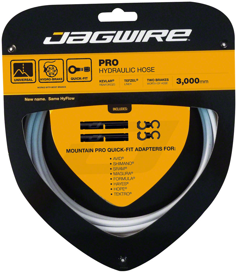Jagwire Pro Hydraulic Disc Brake Hose Kit 3000mm, White MPN: HBK402 Disc Brake Hose Kit Pro Hydraulic Hose