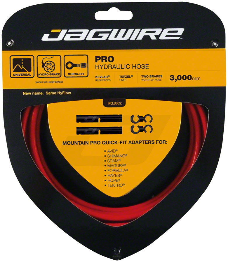 Jagwire Mountain Pro Disc Brake Hydraulic Hose 3000mm, Red
