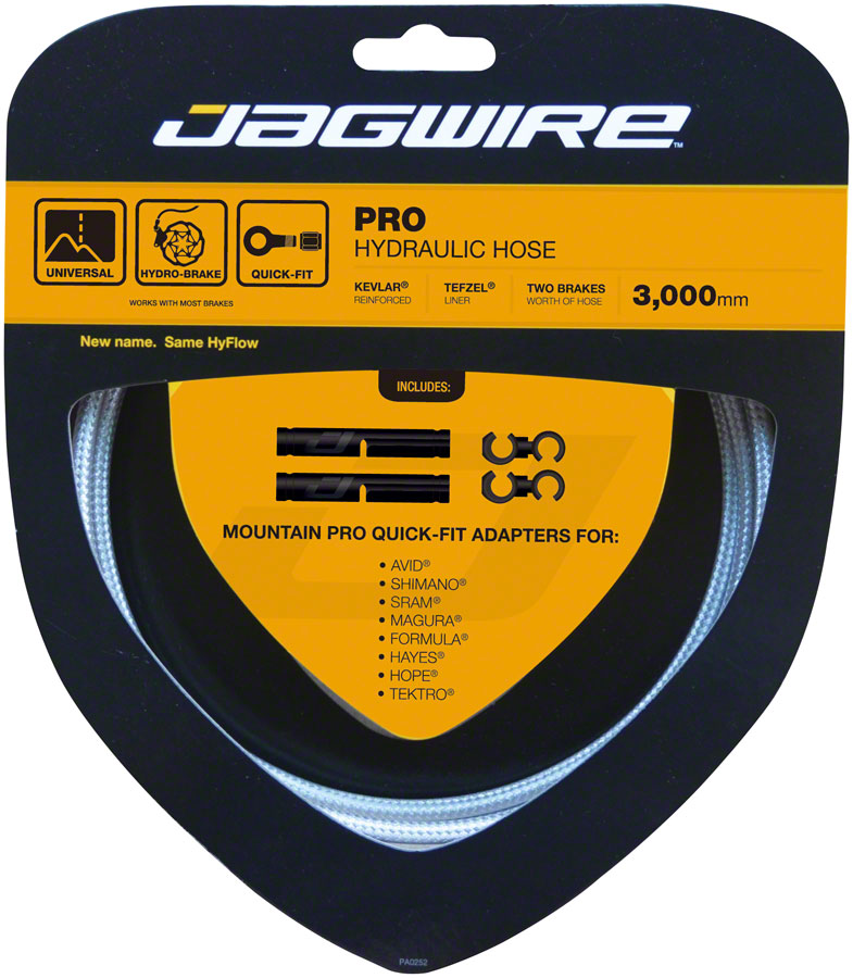 Jagwire Mountain Pro Disc Brake Hydraulic Hose 3000mm, Sterling Silver