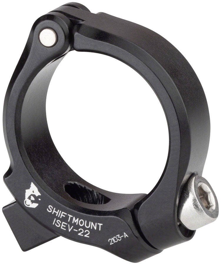 Wolf Tooth ShiftMount Clamp for I-spec EV Shifters - 22.2mm MPN: SHF-22-ISEV UPC: 810006804997 Mountain Shifter Part ShiftMount