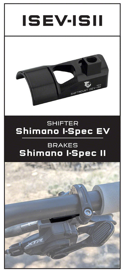 Wolf Tooth ShiftMount I-Spec-EV Shifter to I-Spec-II Brake - Mountain Shifter Part - ShiftMount