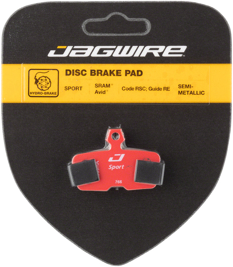 Jagwire Sport Semi-Metallic Disc Brake Pads for SRAM Code RSC, R, Guide RE - Disc Brake Pad - SRAM/Avid Compatible Disc Brake Pads