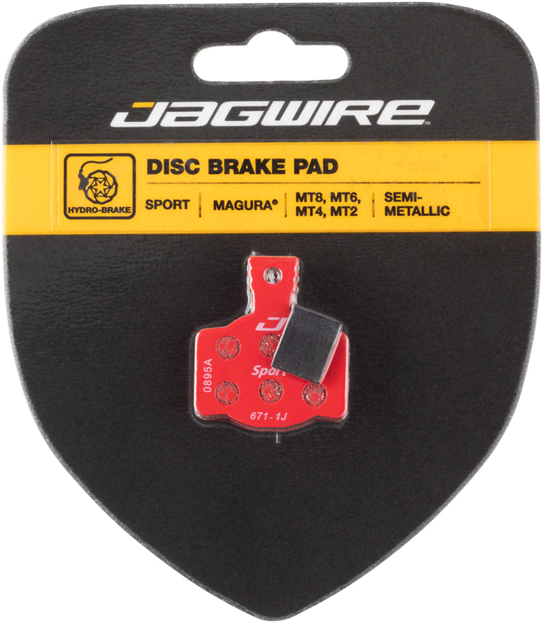 Jagwire Mountain Sport Semi-Metallic Disc Brake Pads for Magura MT8, MT6, MT4, MT2 - Disc Brake Pad - Magura Compatible Disc Brake Pads