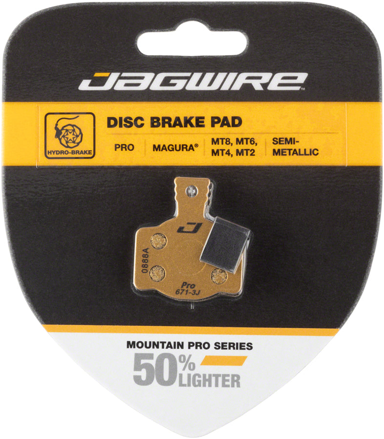 Jagwire Mountain Pro Alloy Backed Semi-Metallic Disc Brake Pad Magura MT8, MT6, MT4, MT2 - Disc Brake Pad - Magura Compatible Disc Brake Pads