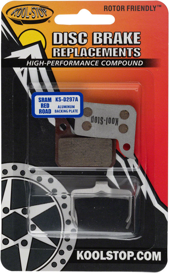 Kool-Stop SRAM Red Road Disc Brake Pads - Alloy - Disc Brake Pad - Avid/SRAM Compatible Disc Brake Pads