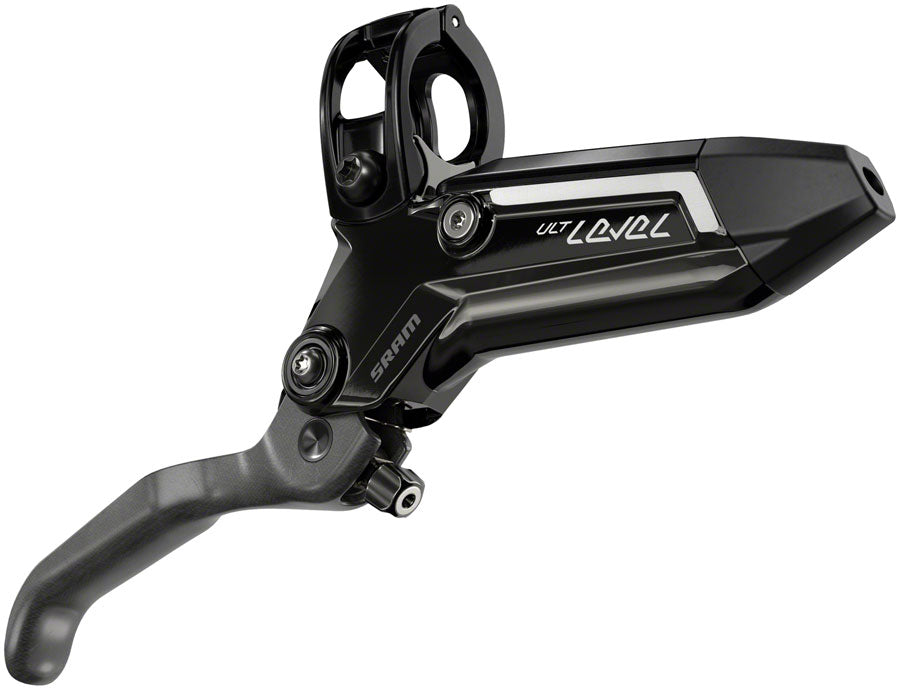 SRAM Level Ultimate Stealth Disc Brake and Lever - Front, Post Mount, 2-Piston, Carbon Lever, Titanium Hardware, Gloss - Disc Brake & Lever - Level Ultimate Stealth 2-Piston Disc Brake and Lever
