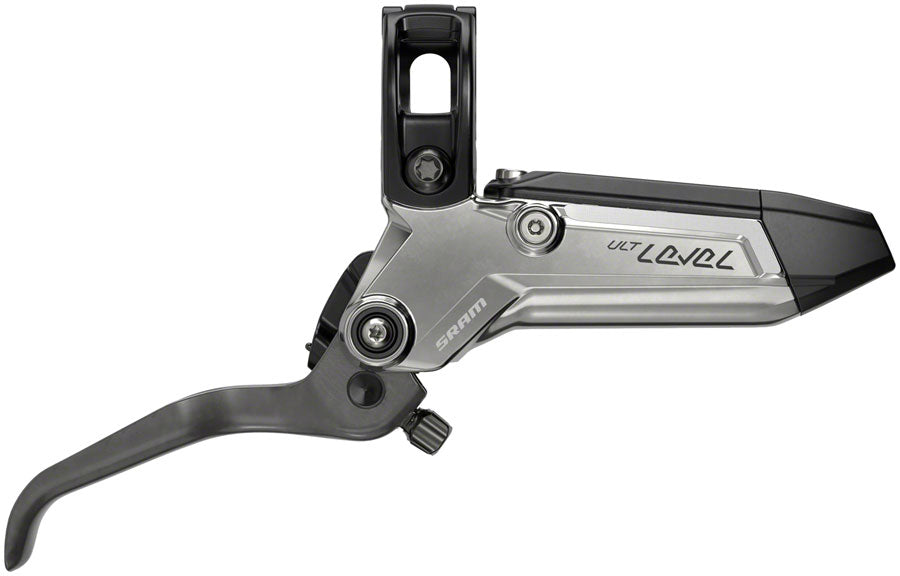 SRAM Level Ultimate Stealth Disc Brake and Lever - Front, Post Mount, 4-Piston, Carbon Lever, Titanium Hardware, MPN: 00.5018.195.000 UPC: 710845872303 Disc Brake & Lever Level Ultimate Stealth 4-Piston Disc Brake and Lever
