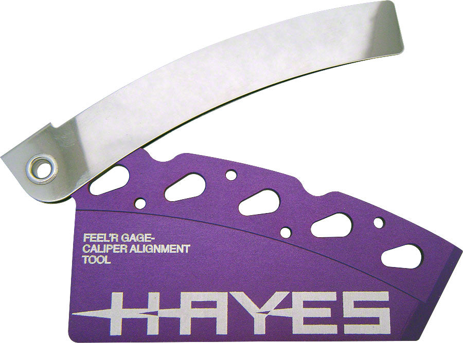 Hayes Feel'r Gauge Disc Brake Pad and Rotor Alignment Tool MPN: 98-23972 UPC: 844171030851 Brake Tool Pad and Rotor Alignment Tool