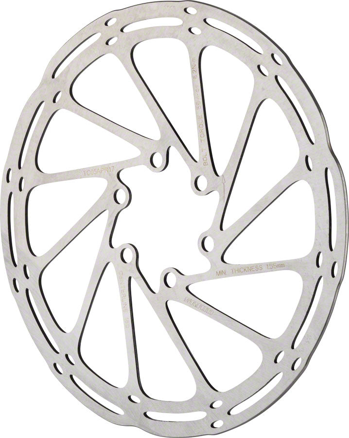 SRAM CenterLine Disc Brake Rotor - 180mm, 6-Bolt, Silver Disc