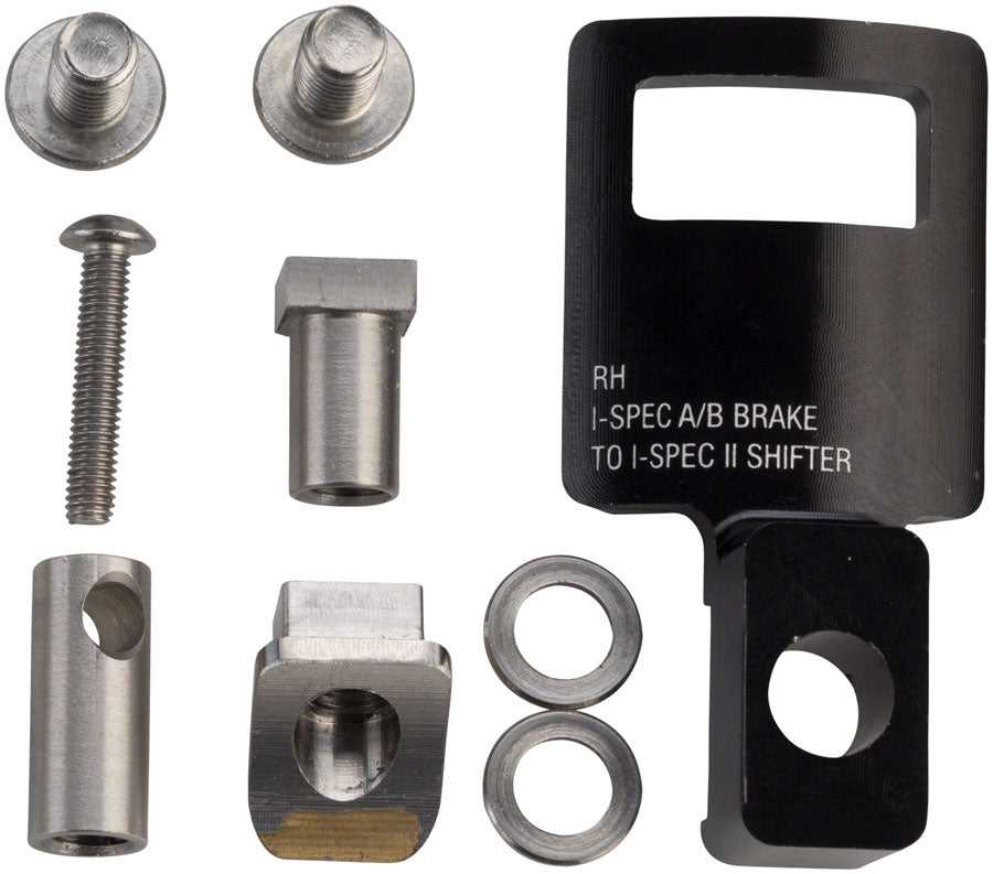 Problem Solvers ReMatch Adapter - Shimano I-Spec AB Brake to Shimano I-Spec II Shifter, Right Only MPN: 03-000266 UPC: 708752227972 Other Brake Lever Part ReMatch Adaptors