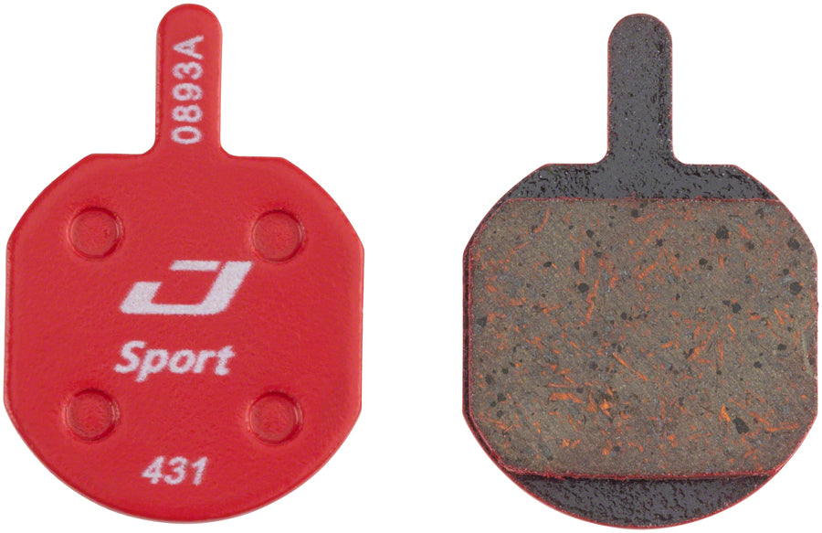 Jagwire Mountain Sport Semi-Metallic Disc Brake Pads for Hayes CX, MX, Sole - Disc Brake Pad - Hayes Compatible Disc Brake Pads