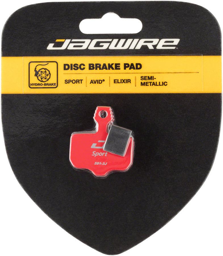 Jagwire Mountain Sport Semi-Metallic Disc Brake Pads for Avid Elixir R, CR1, 3, 5, 7, 9, X0, XX MPN: DCA079 Disc Brake Pad SRAM/Avid Compatible Disc Brake Pads