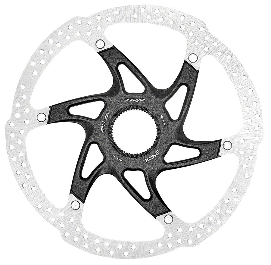 TRP R1C Disc Rotor - 203mm, Center Lock, 2.3mm Thick, Silver