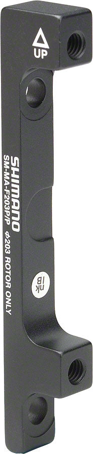 Shimano F203P/P Disc Brake Adaptor for 203mm Rotor, 74mm Caliper, 74mm Frame or Fork MPN: ISMMAF203PPA UPC: 689228108110 Disc Brake Adaptor Disc Brake Adapter