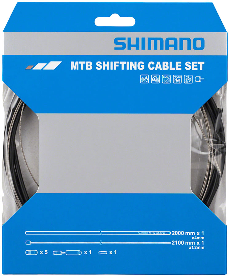 Shimano OT-SP41 Rear Derailleur Cable - Stainless Steel - Derailleur Cable & Housing Set - OT-SP41 Stainless