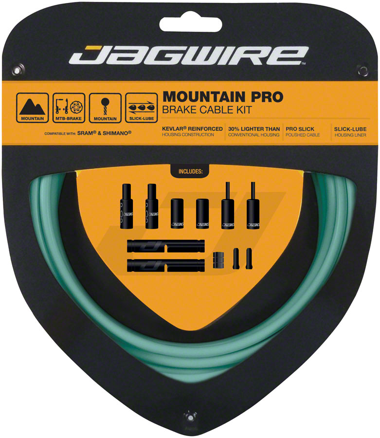 Jagwire Pro Brake Cable Kit Mountain SRAM/Shimano, Bianchi Celeste