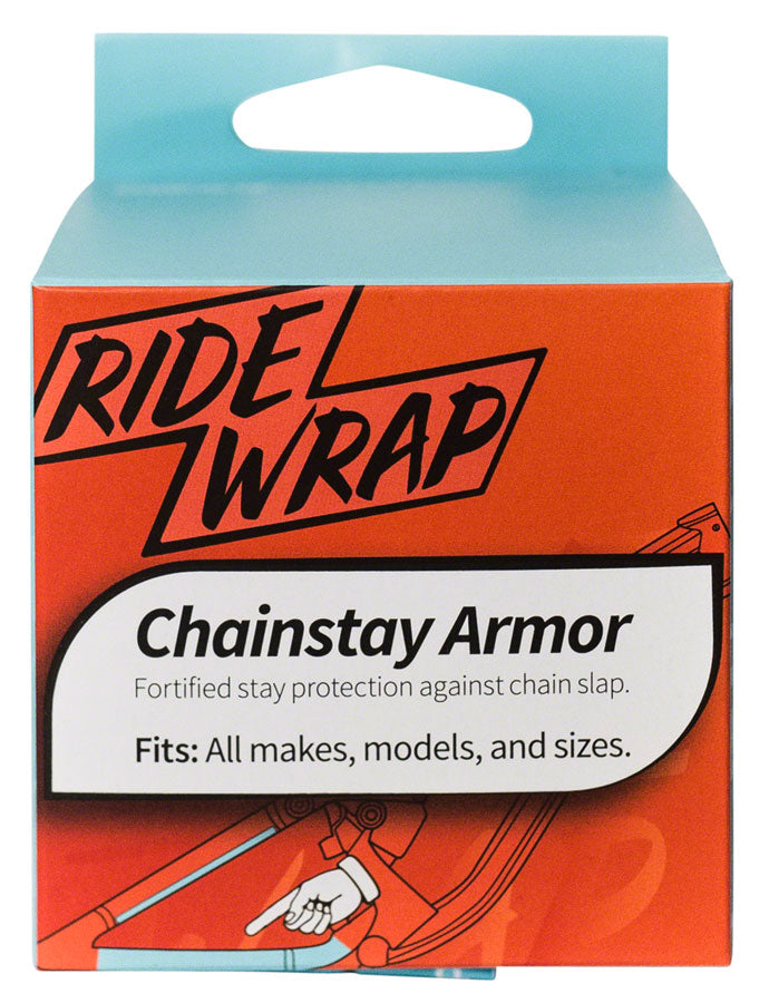 RideWrap Chainstay Armor - Matte Black MPN: RW-PU-RT-MB-918 Chainstay/Frame Protection Chainstay Armor Kit