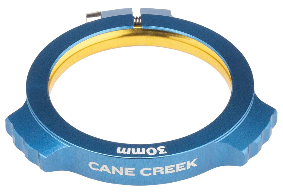 Cane Creek eeWings Crank Preloader - Fits 28.99/30mm Spindles, Blue MPN: BAI0030B UPC: 840226078946 Small Part Crank Preloader Assembly