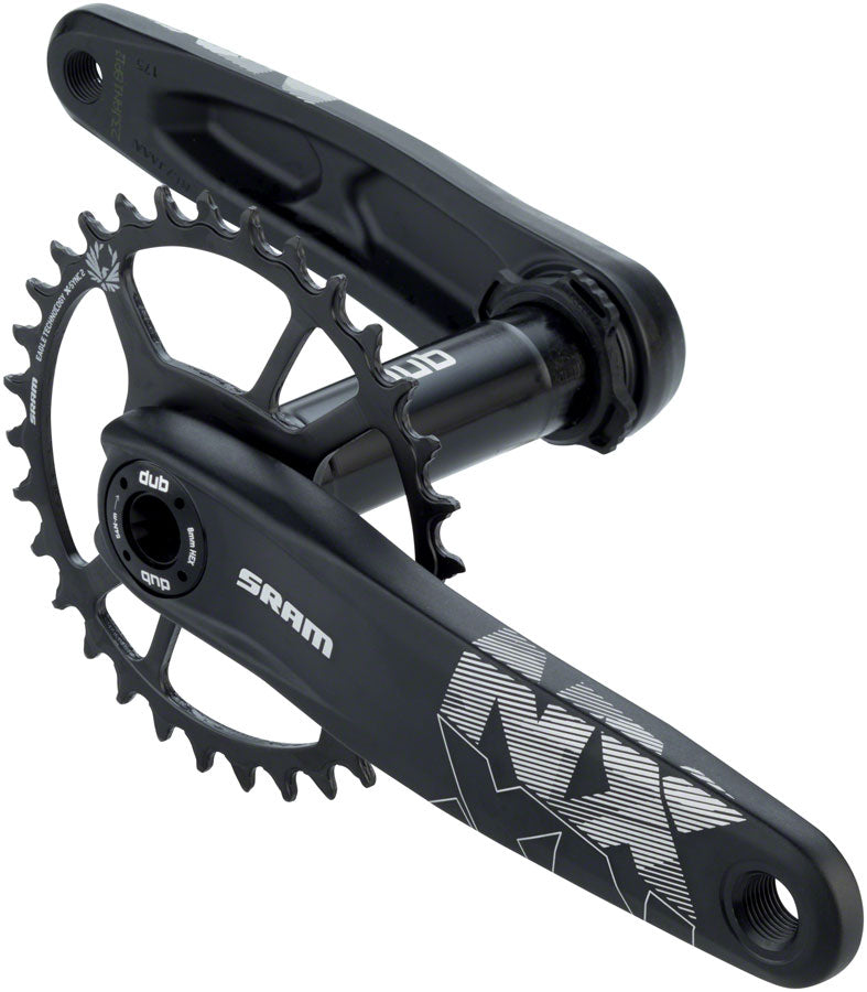 SRAM NX Eagle Fat Bike Crankset - 170mm, 12-Speed, 30t, Direct Mount, DUB Spindle Interface, Black