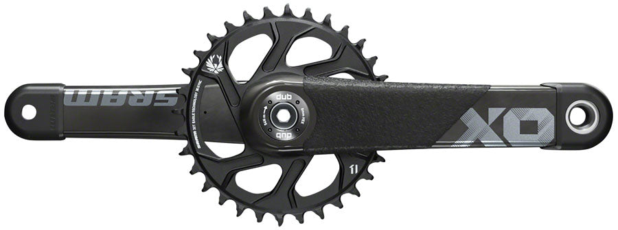 SRAM X01 All Downhill Crankset - 165mm, 10/11-Speed, 34t, Direct Mount, DUB Spindle Interface, For 83mm BSA and