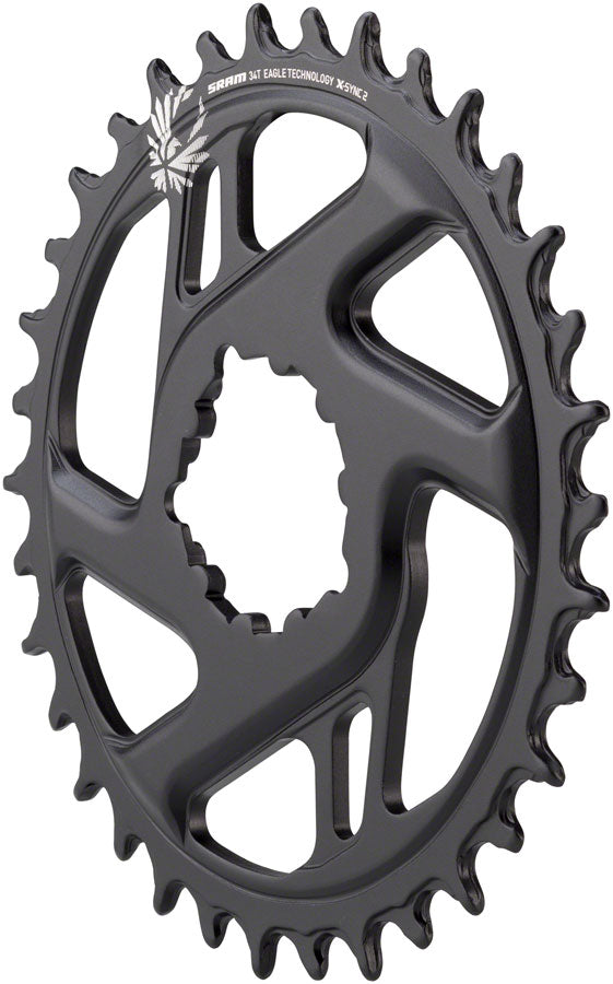 SRAM X-Sync 2 Eagle Cold Forged Direct Mount Chainring 34T Boost 3mm Offset MPN: 11.6218.030.280 UPC: 710845808555 Direct Mount Chainrings X-Sync 2 Eagle Cold Forged Direct Mount Chainring