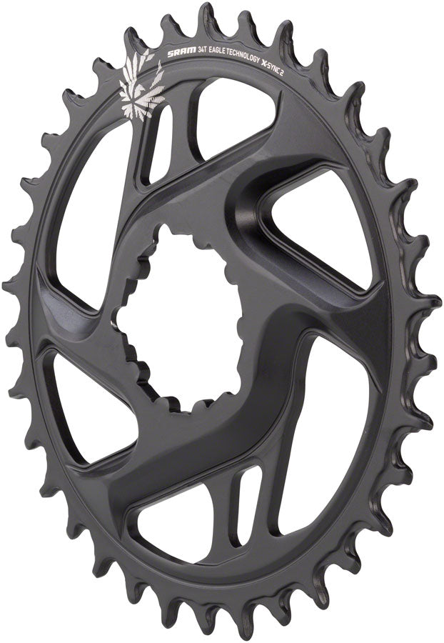 SRAM X-Sync 2 Eagle Cold Forged Direct Mount Chainring 34T 6mm Offset MPN: 11.6218.030.290 UPC: 710845808562 Direct Mount Chainrings X-Sync 2 Eagle Cold Forged Direct Mount Chainring