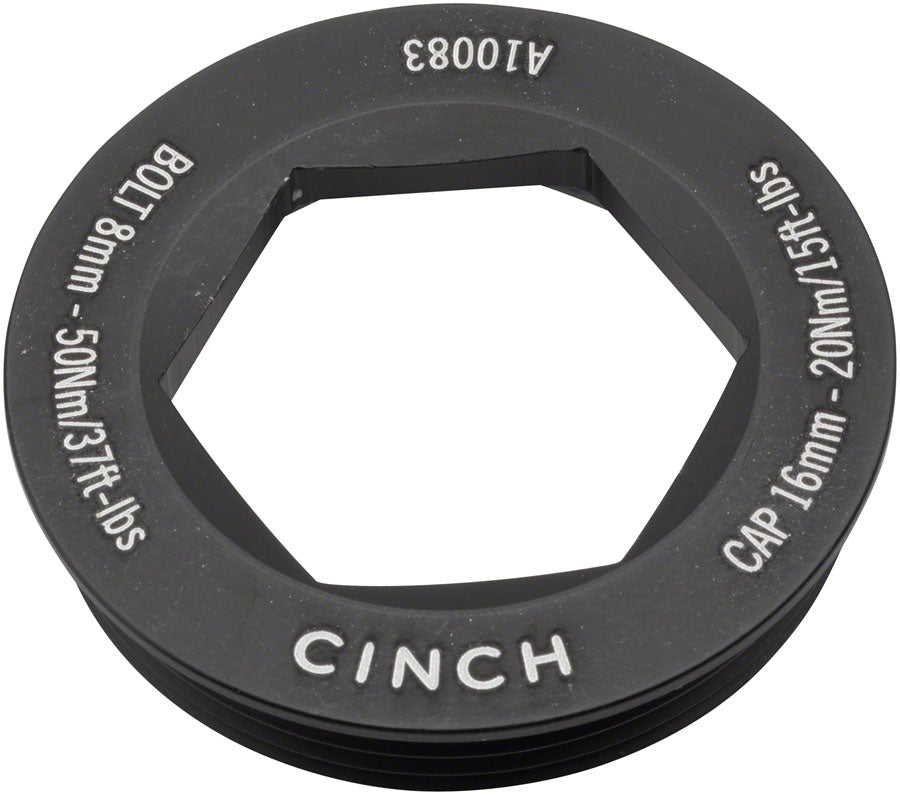 RaceFace CINCH Crank Puller Cap and Washer Set - For XC/AM, Matte Black