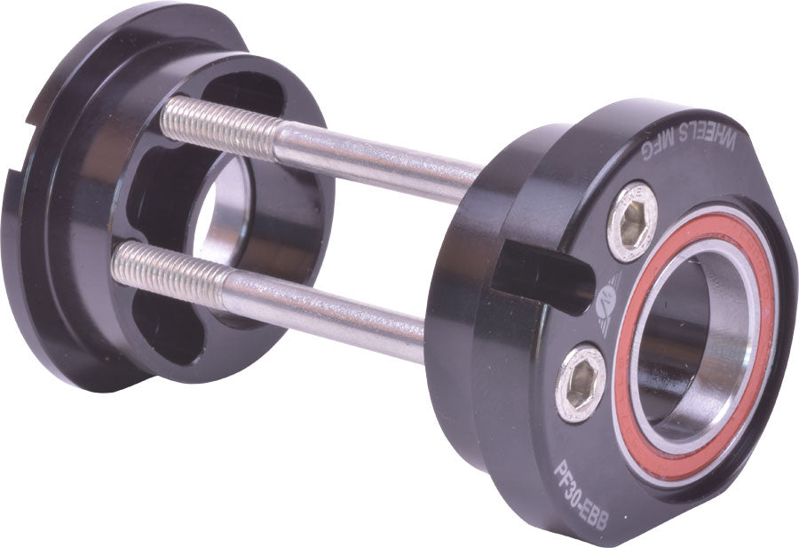 Wheels Manufacturing PF30 Eccentric Bottom Bracket For 24mm Shimano Systems, Black - Bottom Brackets - PF30 Eccentric Bottom Bracket