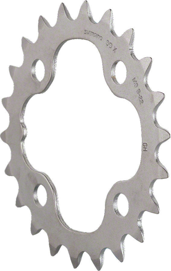 Shimano Deore M532 22t 64mm 9-Speed Chainring MPN: Y1J822000 UPC: 689228222021 Chainring Deore M532/M533/M510/M480 9-Speed Chainrings