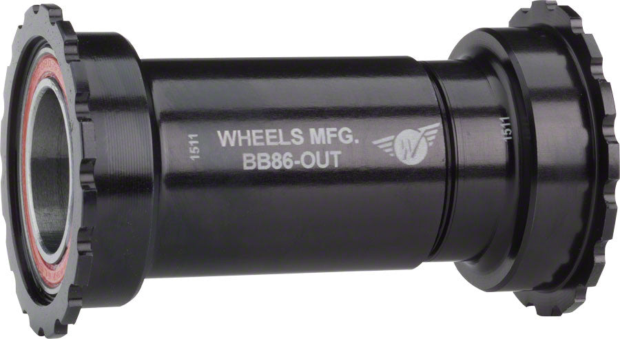 Wheels Manufacturing BB86/92 SRAM Bottom Bracket ABEC-3 Bearings Black Threaded
