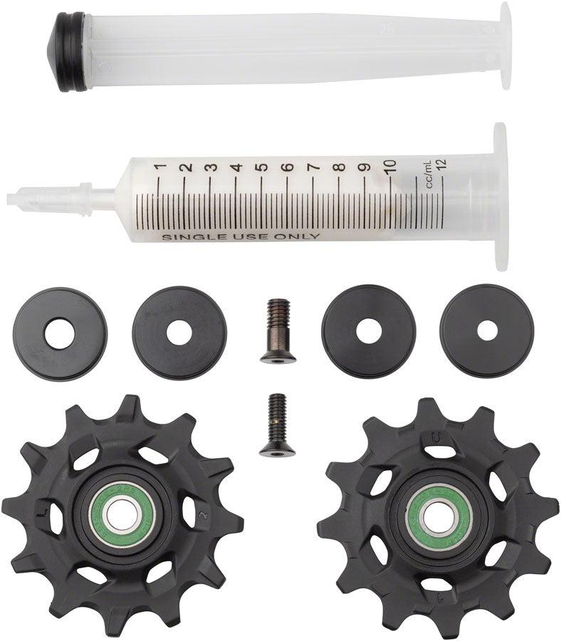 SRAM Red XPLR AXS Rear Derailleur Pulley Kit MPN: 11.7518.102.000 UPC: 710845869778 Pulley Assembly Pulley Assemblies