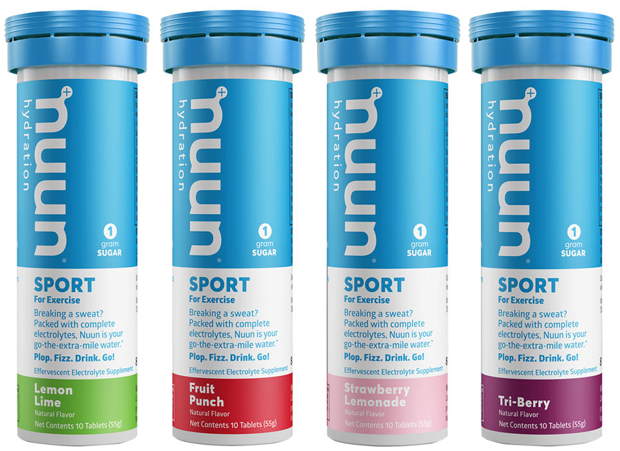 Nuun Sport Hydration Tablets: Mixed Conservation Alliance, Box of 4 Tubes - Sport Hydration - Sport Hydration Tablets