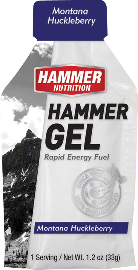 Hammer Gel: Montana Huckleberry, 24 Single Serving Packets