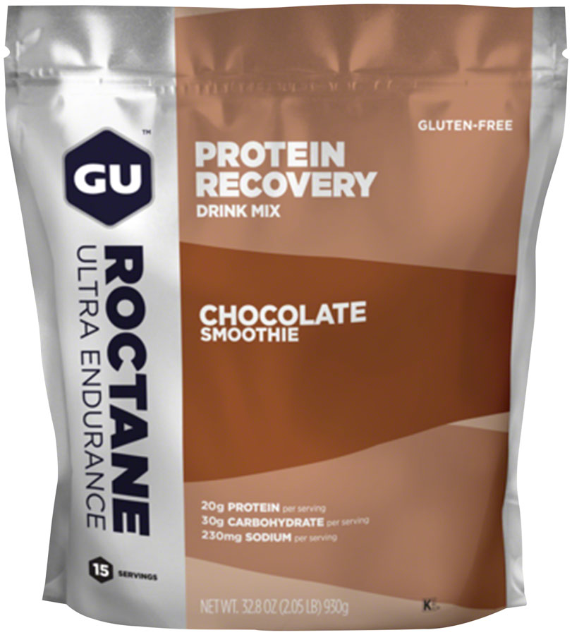 GU Roctane Recovery Drink Mix: Chocolate Smoothie, 15 Serving Packet MPN: 124459 UPC: 769493102959 Recovery Roctane Recovery Drink Mix