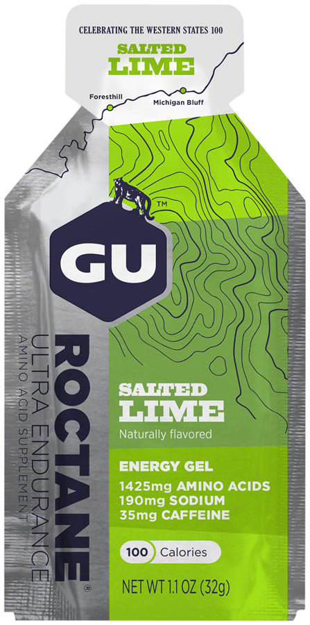 GU Roctane Energy Gel - Salted Lime, Box of 24