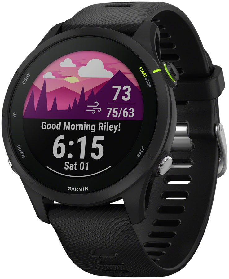 Garmin Forerunner 255 Music GPS Smartwatch - 45.6mm, Black MPN: 010-02641-20 UPC: 753759279912 Fitness Computers Forerunner 255 Music GPS Smartwatch