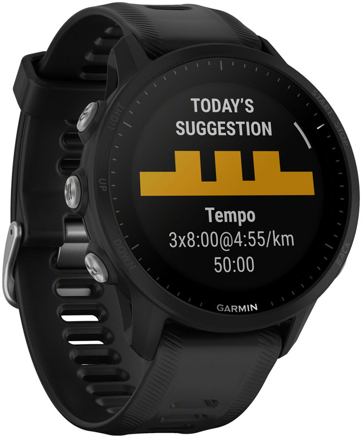 Garmin Forerunner 955 GPS Smartwatch - 45.6mm, Black MPN: 010-02638-10 UPC: 753759297022 Fitness Computers Forerunner 955 GPS Smartwatch