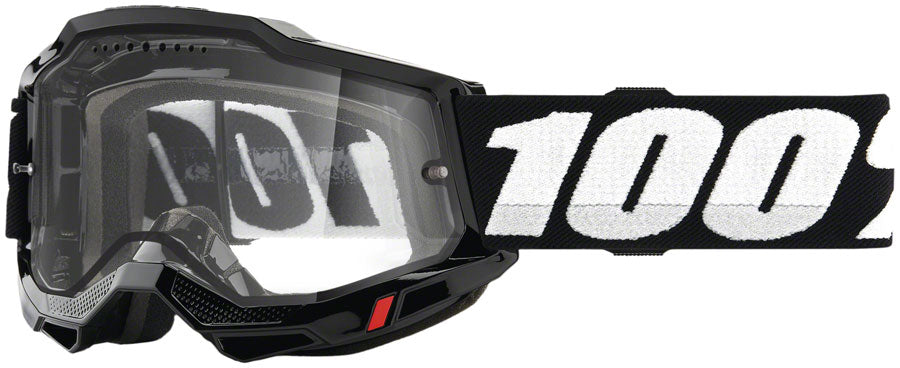 100% Accuri 2 Enduro MTB Goggles - Black/Clear